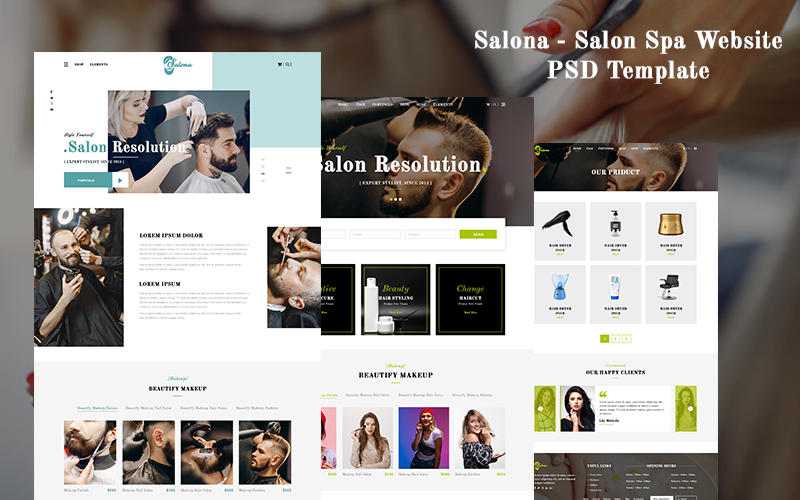 Template #177857 Beauty Salon Webdesign Template - Logo template Preview