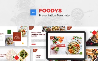 Foodys - Food Keynote Template