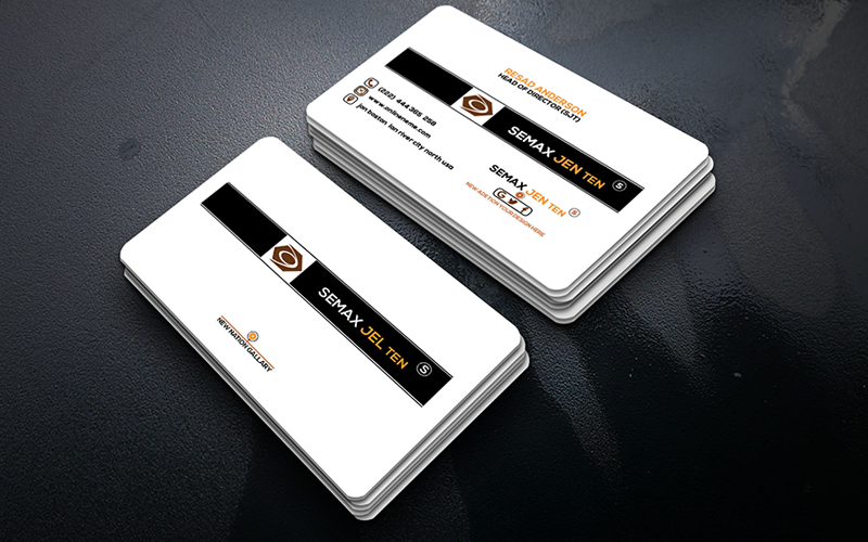 Unequal Business Card so-12 Corporate identity template