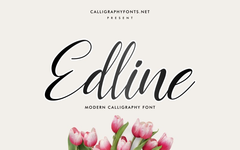 Edline Calligraphy Font