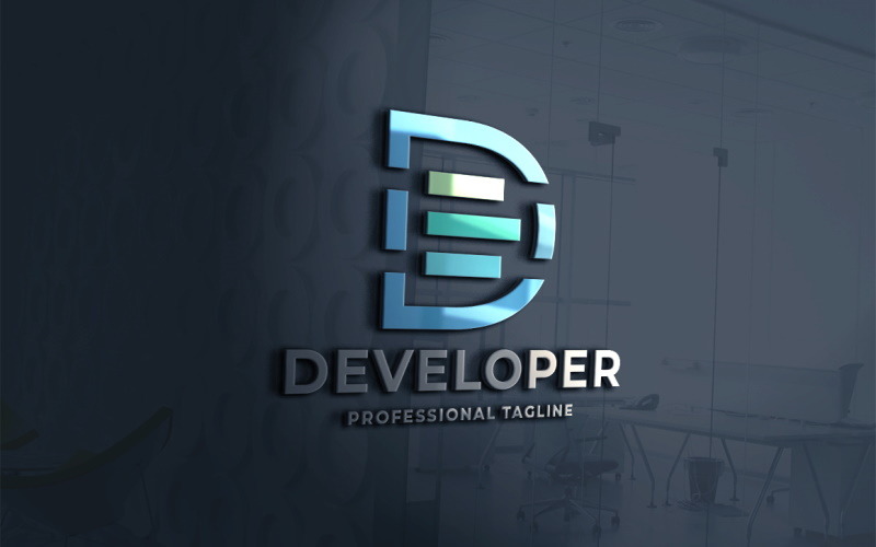 Development Letter D Logo template Logo Template