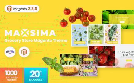 Maxsima - Grocery Store Magento2 Theme Magento Theme