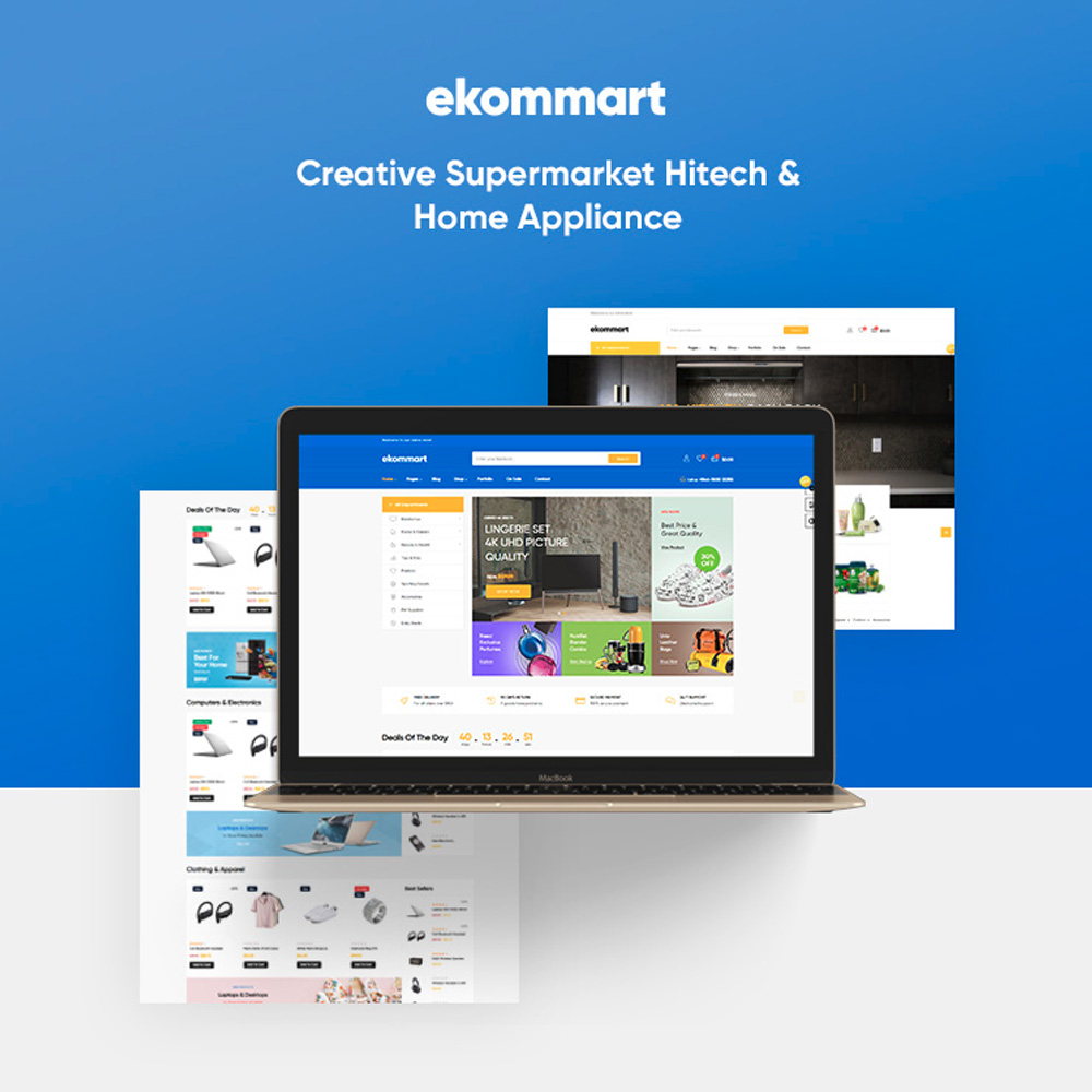 TM Ekommart - Perfecte supermarkt voor Hitech; Huishoudelijke apparaten Online winkel PrestaShop Theme