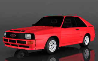 1983 Audi Sport 3D Model