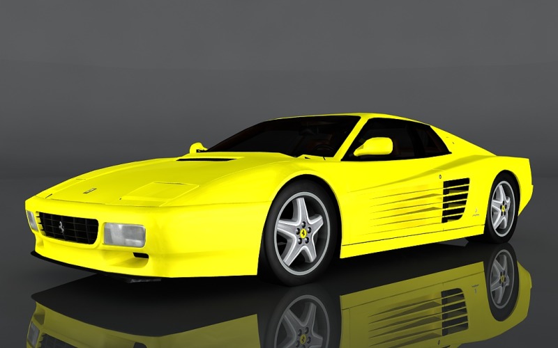 Ferrari 512 3D Model