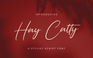 Hay Catty - Handwritten Font