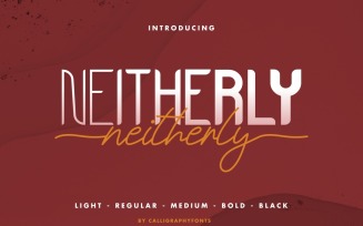 Neitherly Duo Font