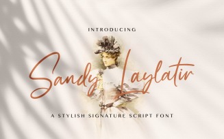 Sandy Lailyatir - Handwritten Font