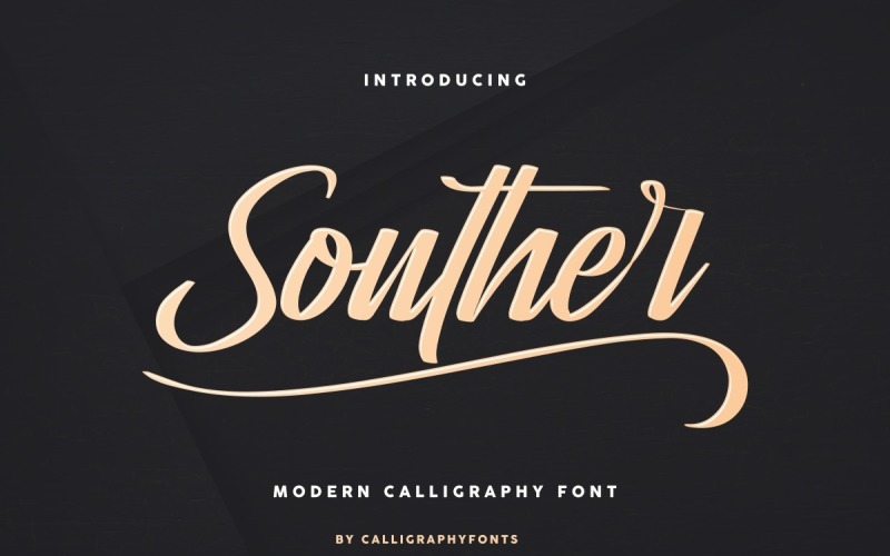Souther Hand Brush Script Font