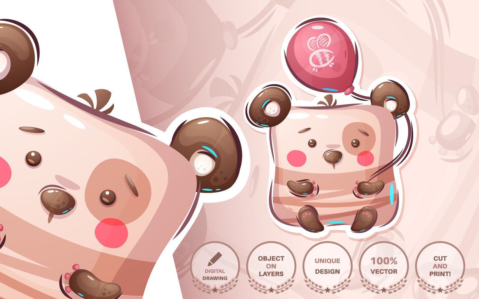 Kit Graphique #178337 Caractere Seamless Web Design - Logo template Preview