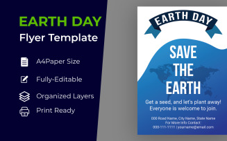 Earth & Environment Day Flyer Design Corporate identity template