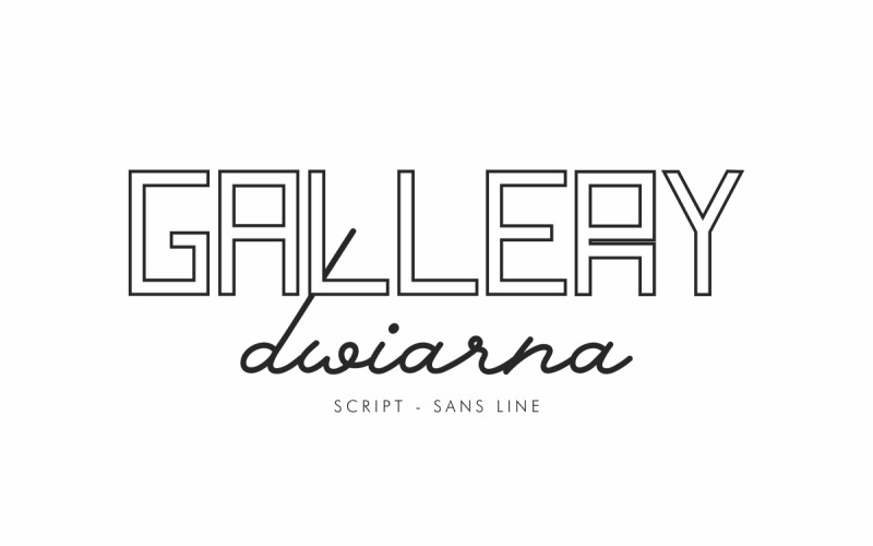 Gallery Dwiarna Duo Fonts
