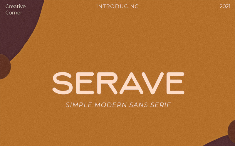Serave - Soft Rounded Typeface Fonts