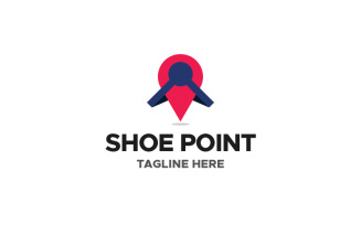 Shoe Point Logo Template You Can Use This Logo Shoes Or Slippers Related Business Or Personal Use