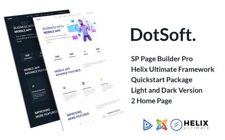 DotSoft - Software App Landing Page Joomla Template