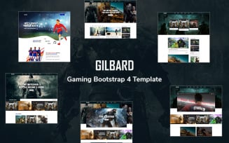 Gilbard - Gaming Bootstrap 5 Website Template