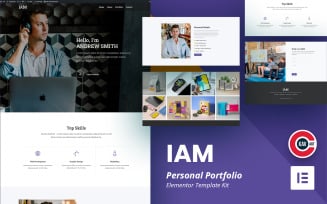 IAM - Personal Portfolio Elementor Kit