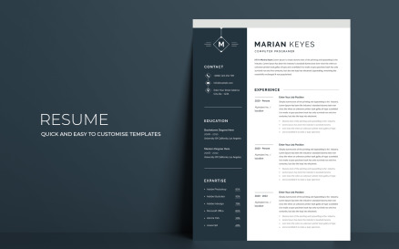 Marian Keyes Printable Resume Templates