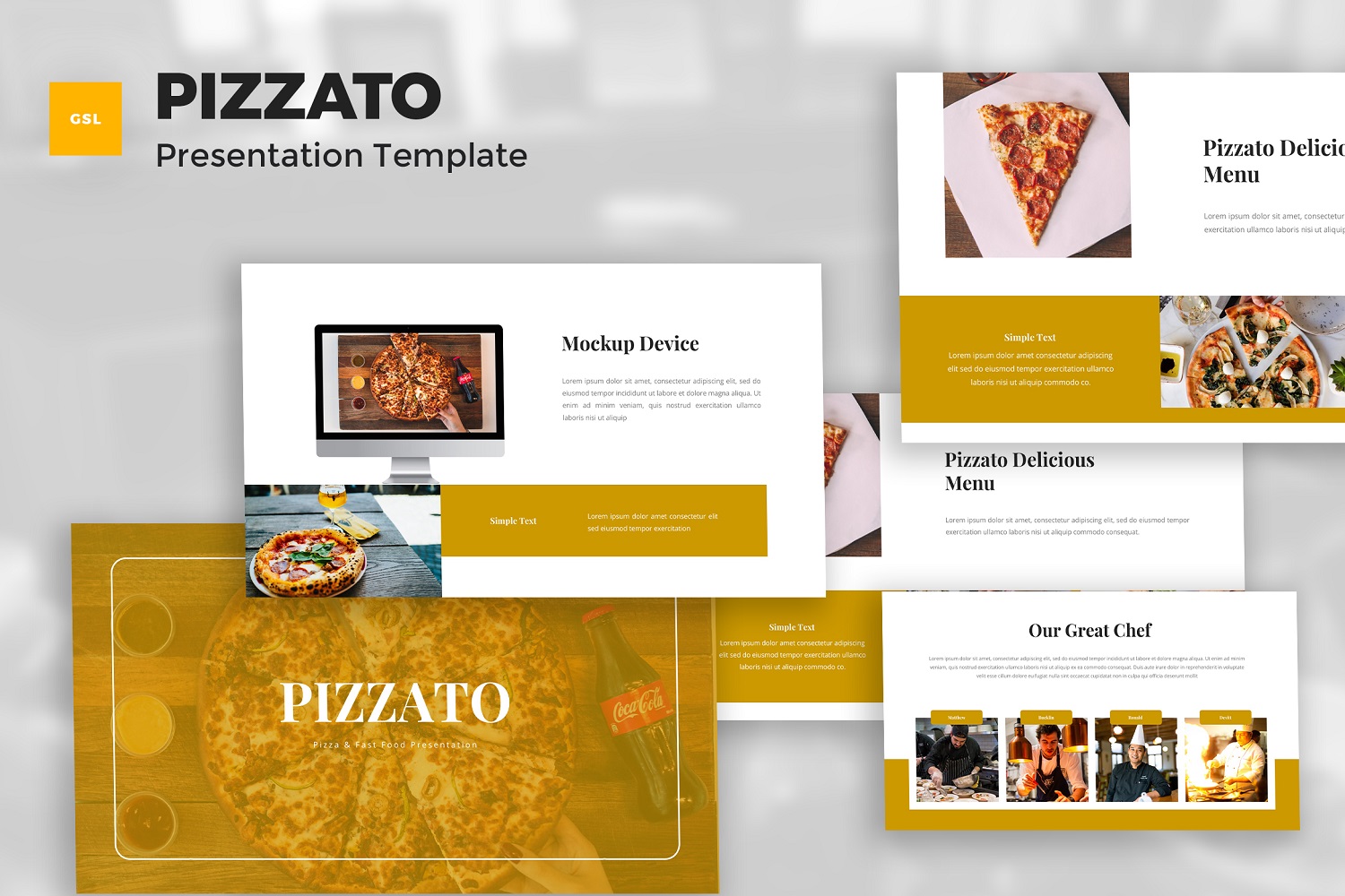 Kit Graphique #178545 Pizza Restaurant Divers Modles Web - Logo template Preview