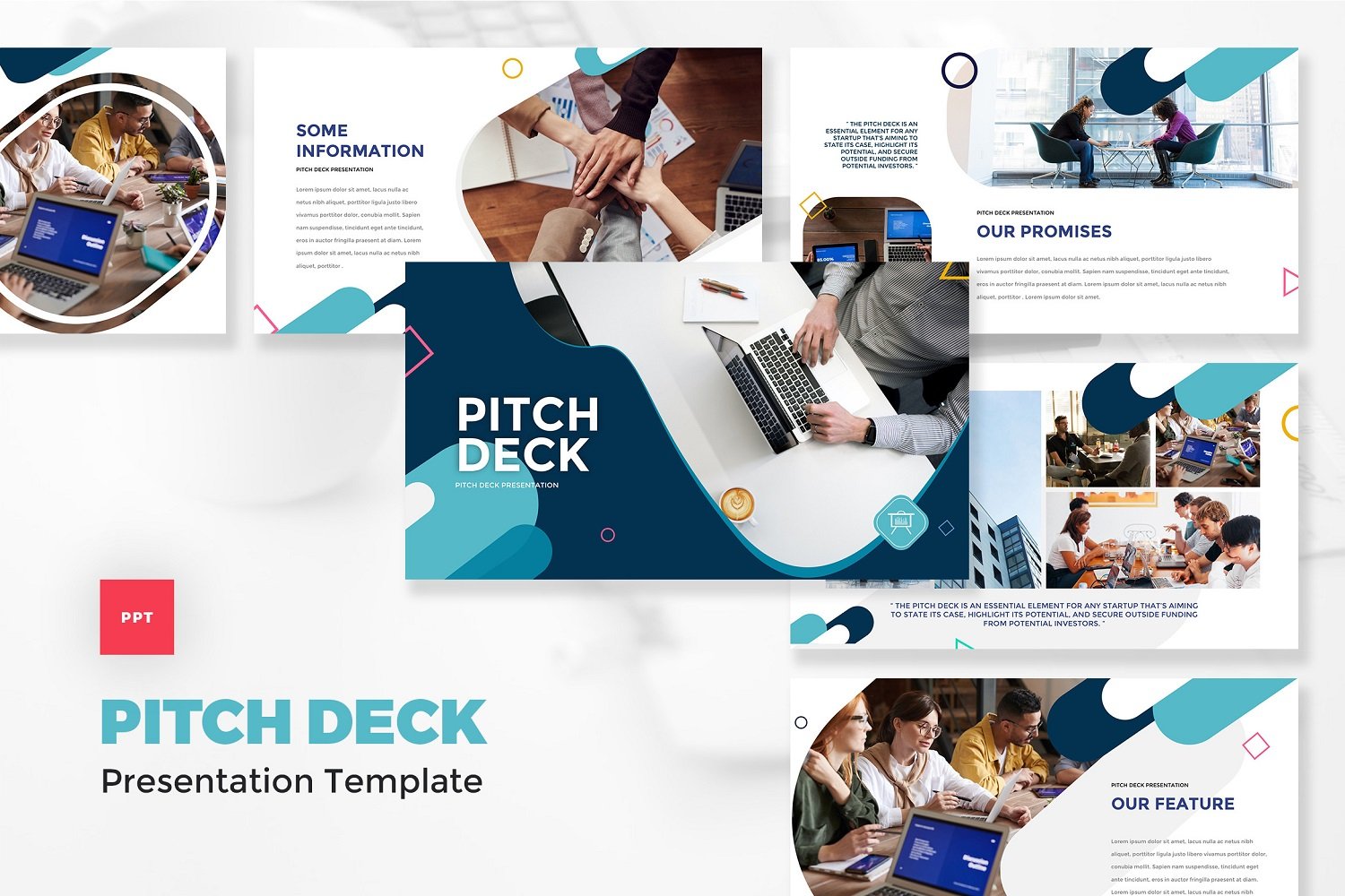 Kit Graphique #178584 Pitch Deck Divers Modles Web - Logo template Preview