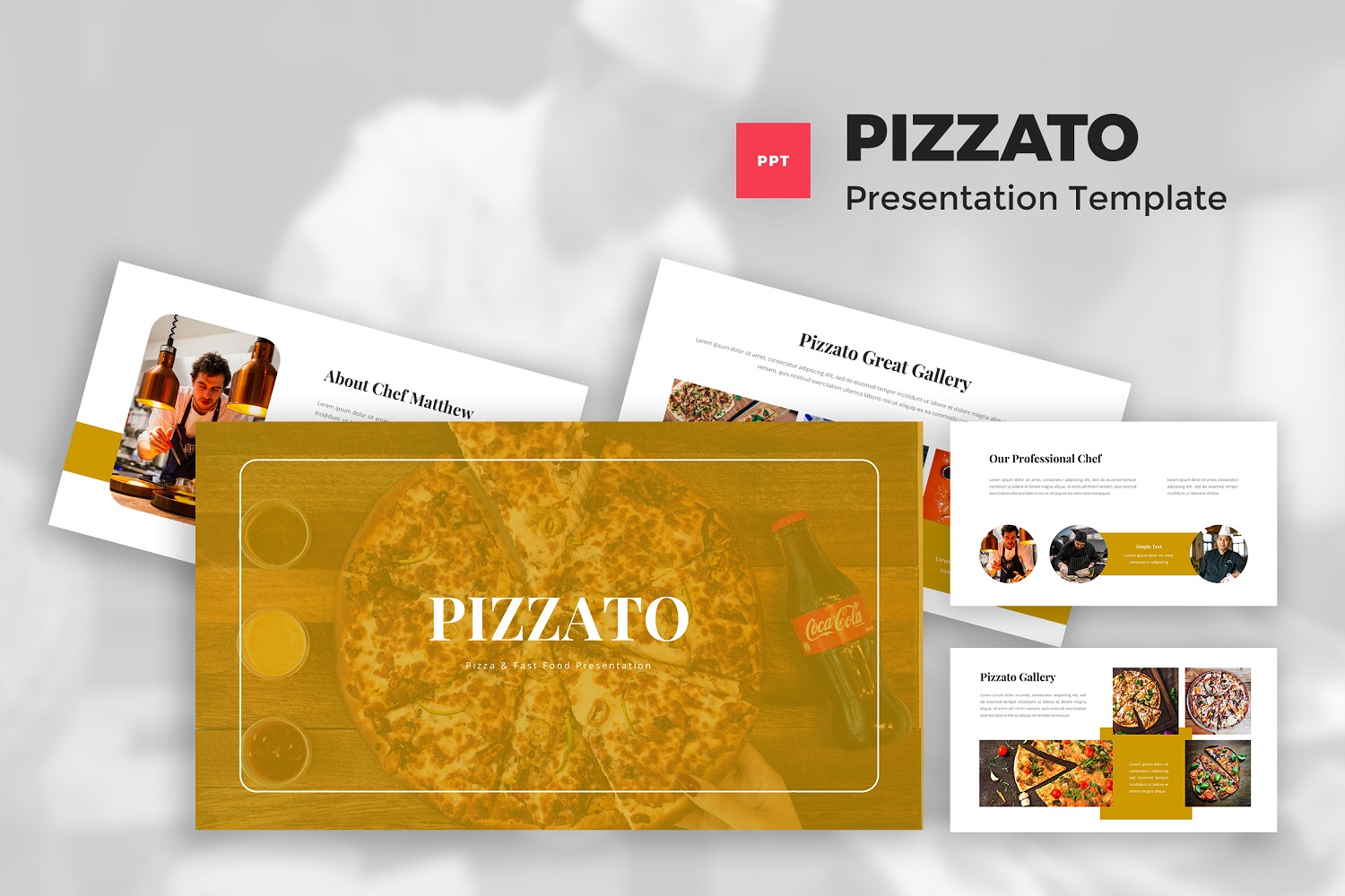Kit Graphique #178592 Pizza Restaurant Divers Modles Web - Logo template Preview