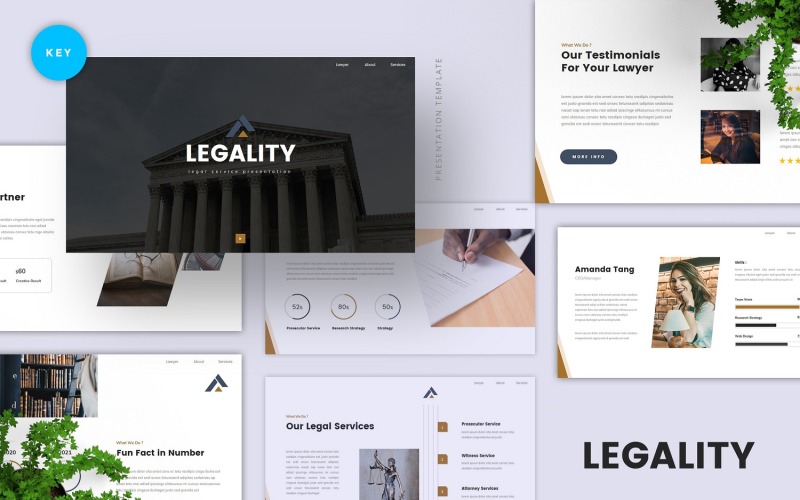 Legality - Legal Service Keynote Template
