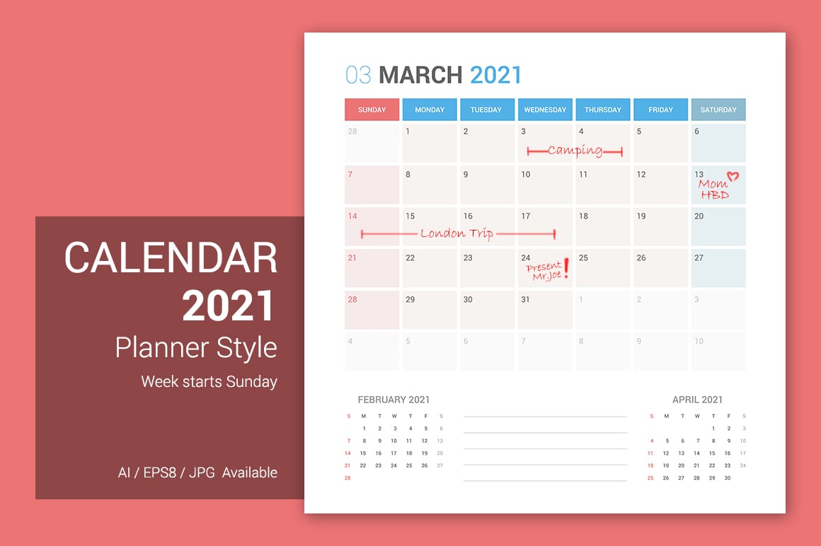 Template #178610 Calendar Vertical Webdesign Template - Logo template Preview