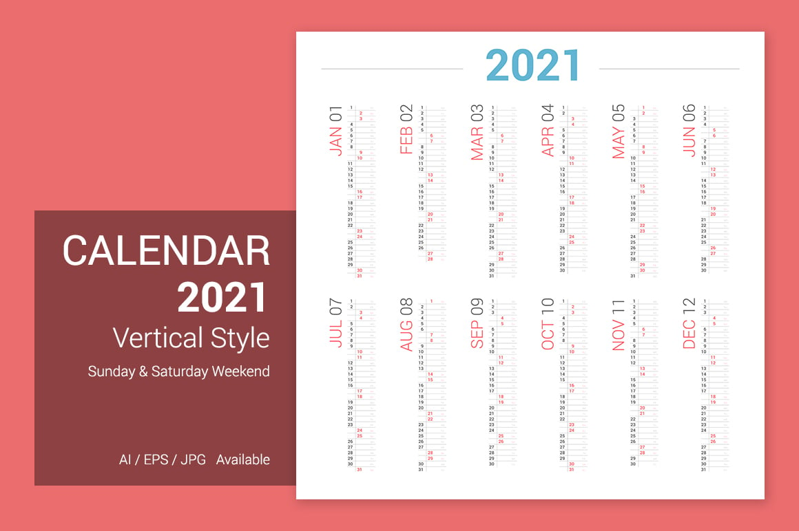 Kit Graphique #178611 2021 Calendrier Divers Modles Web - Logo template Preview