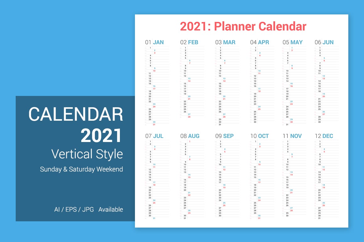 Template #178612 Calendar Vertical Webdesign Template - Logo template Preview