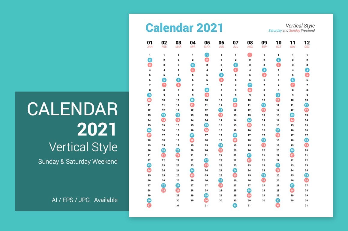 Kit Graphique #178614 2021 Calendar Divers Modles Web - Logo template Preview