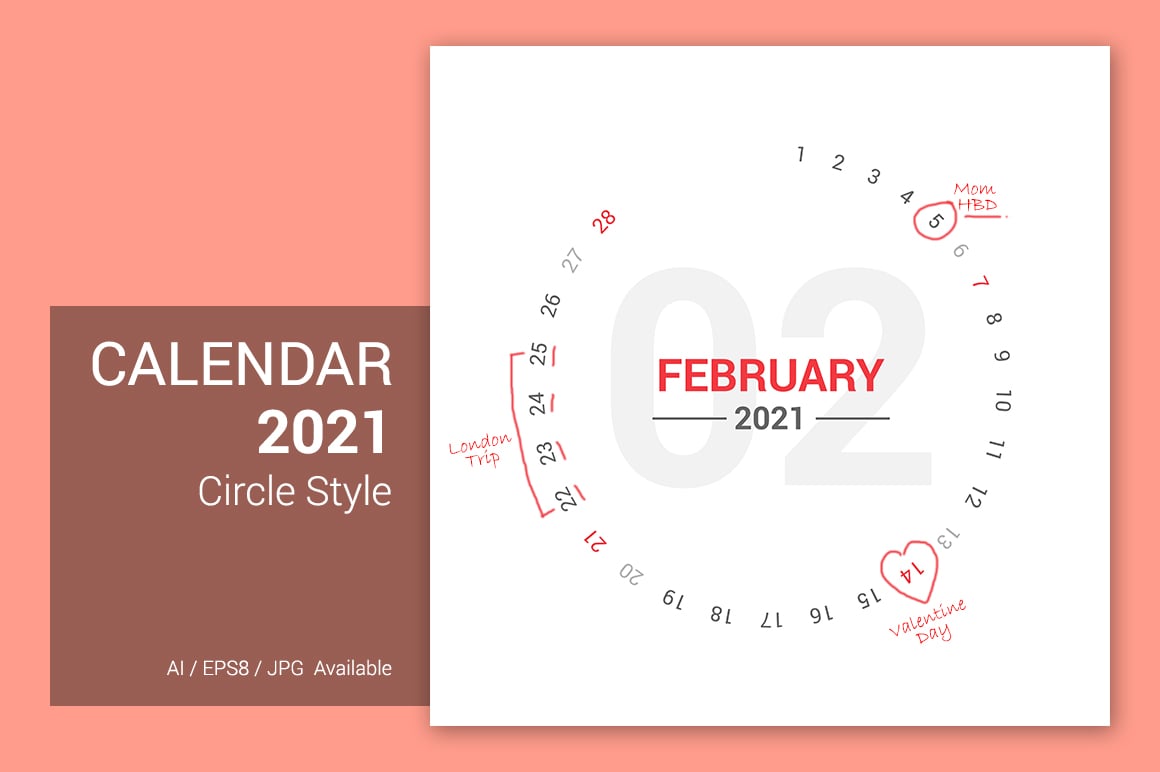 Kit Graphique #178615 Calendrier Vertical Web Design - Logo template Preview