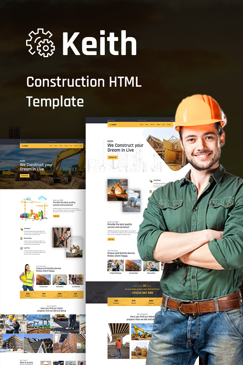 Kit Graphique #178656 Constructeurs Construction Divers Modles Web - Logo template Preview