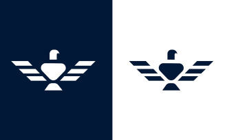 Minimal Eagle Logo Template