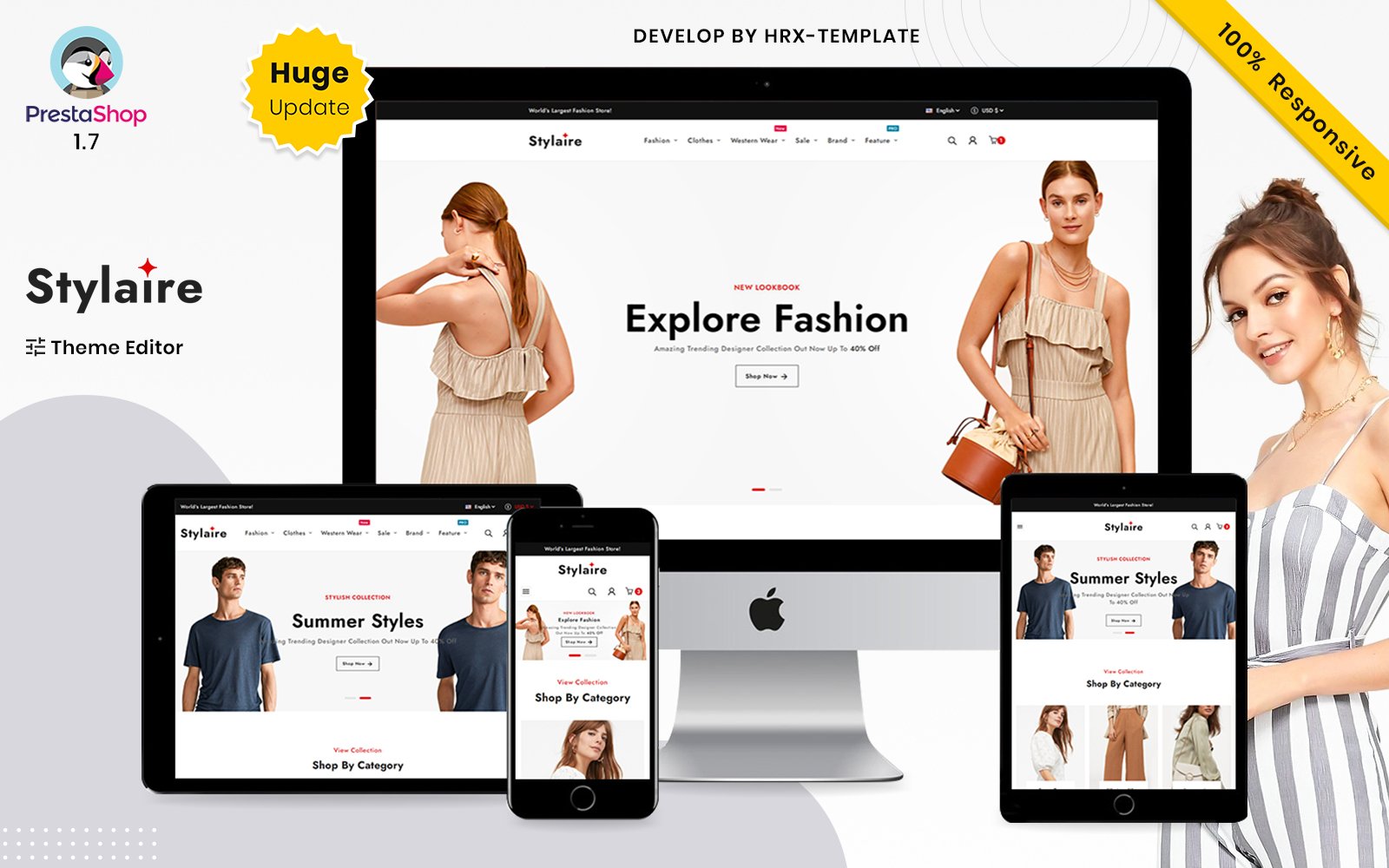 Stylaire Fashion Store voor Prestashop-sjablonen