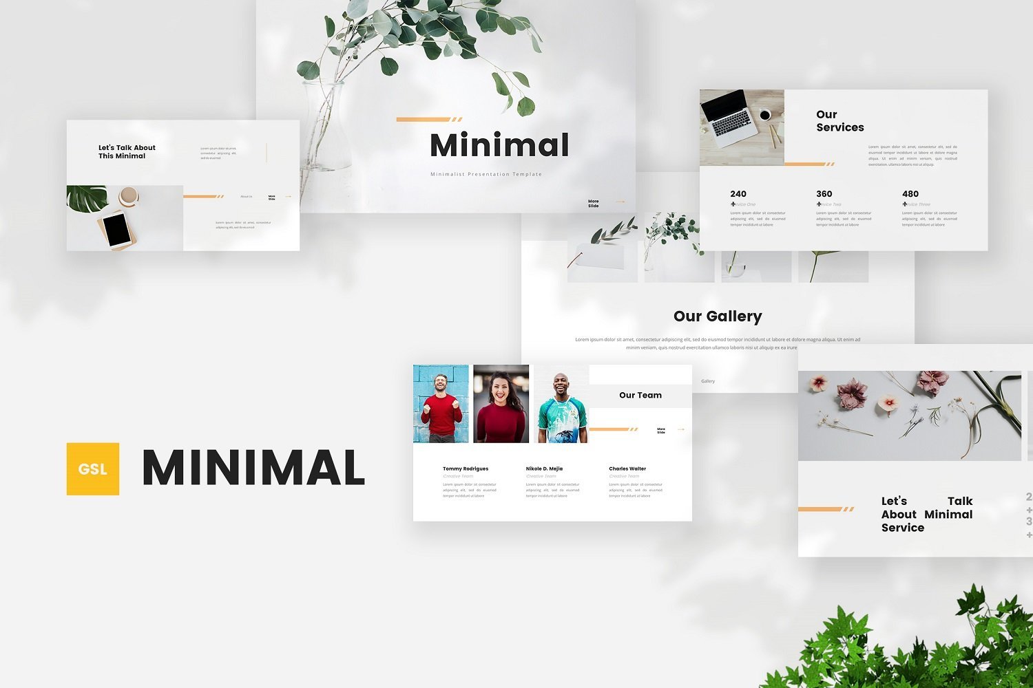 Kit Graphique #178810 Minimal Portfolio Divers Modles Web - Logo template Preview