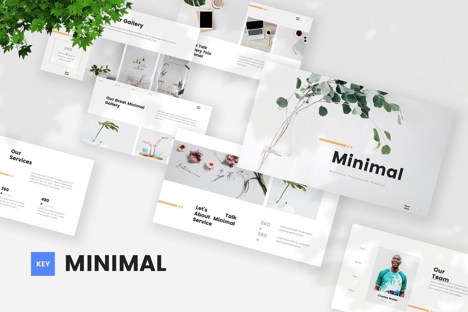 Kit Graphique #178884 Minimal Portfolio Divers Modles Web - Logo template Preview