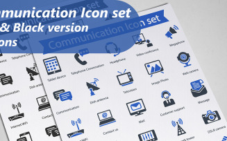 Communication IconSet template