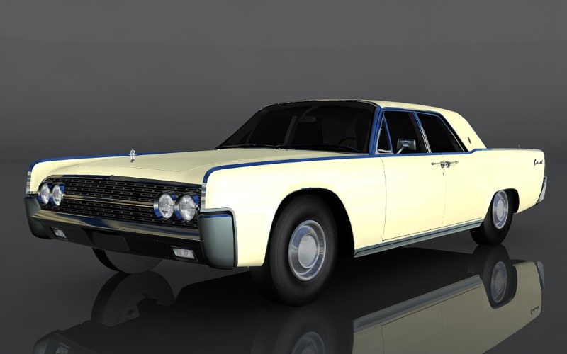 Lincoln Continental 3D Model