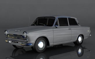 Lotus Cortina 3D Model