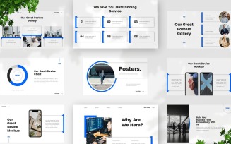 Posters - Startup Pitch Deck Google Slides Template