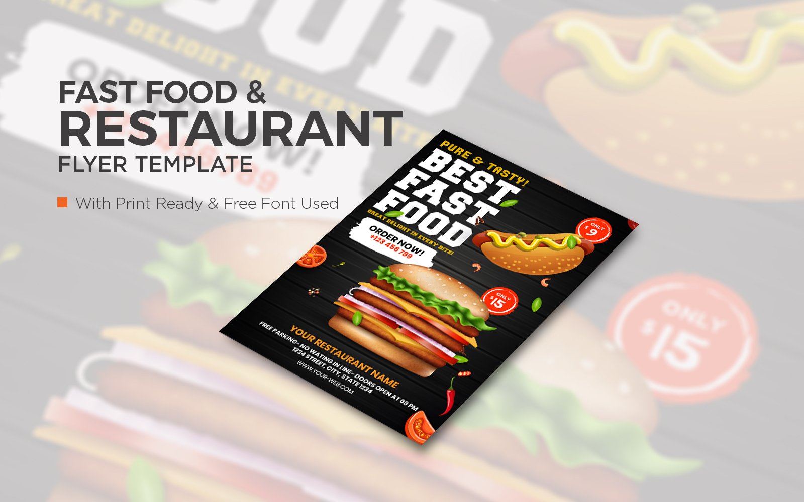 Kit Graphique #178903 Bifold Bistro Divers Modles Web - Logo template Preview