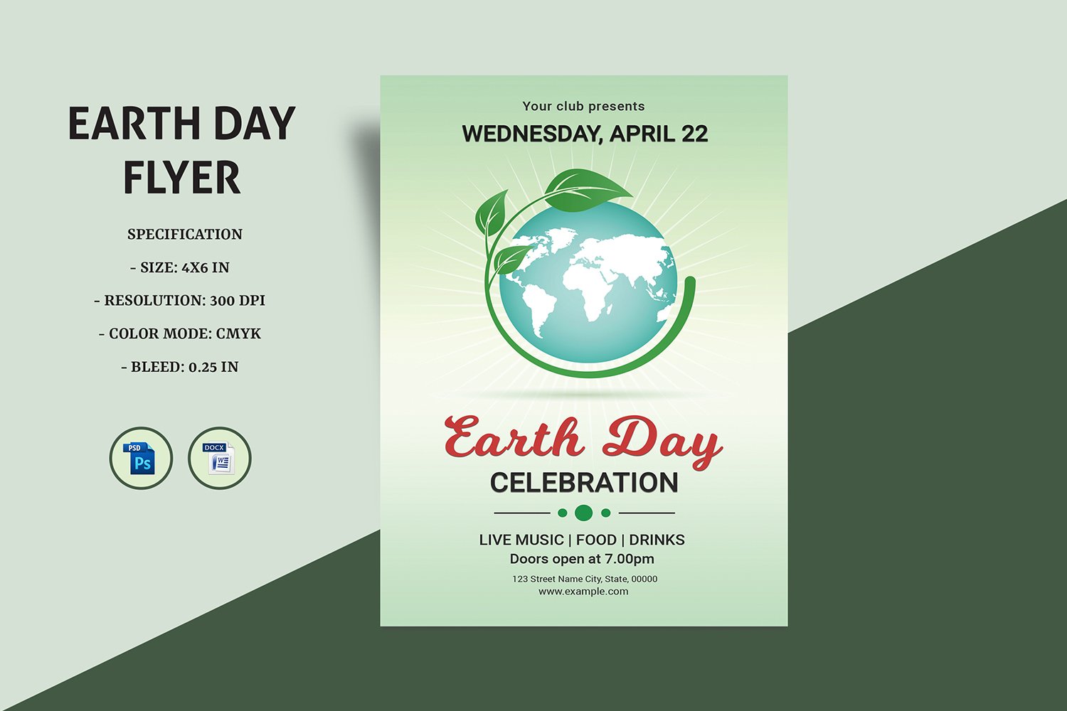 Kit Graphique #178928 Earth Day Divers Modles Web - Logo template Preview