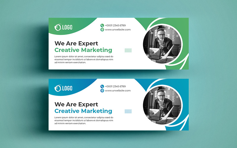 Creative Business Cover and Web Banner Social Media