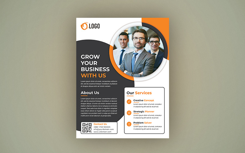 Grow Business Flyer Design Corporate Identity