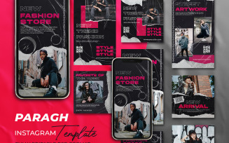 Paragh - Instagram Stories and Post Template Urban Fashion Social Media