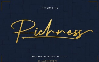 Richness Fonts