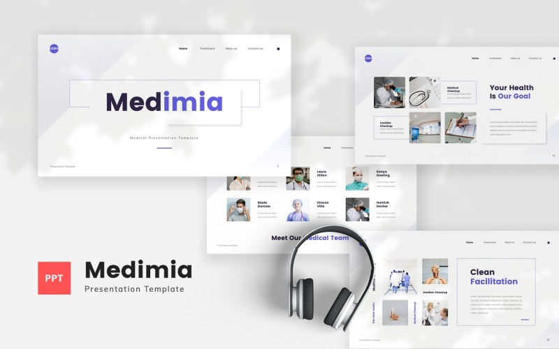 Medimia - Medical Powerpoint Template PowerPoint Template