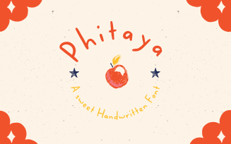 Phitaya - a Sweet Handwritten Font