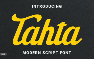 Tahta - Modern Script Fonts