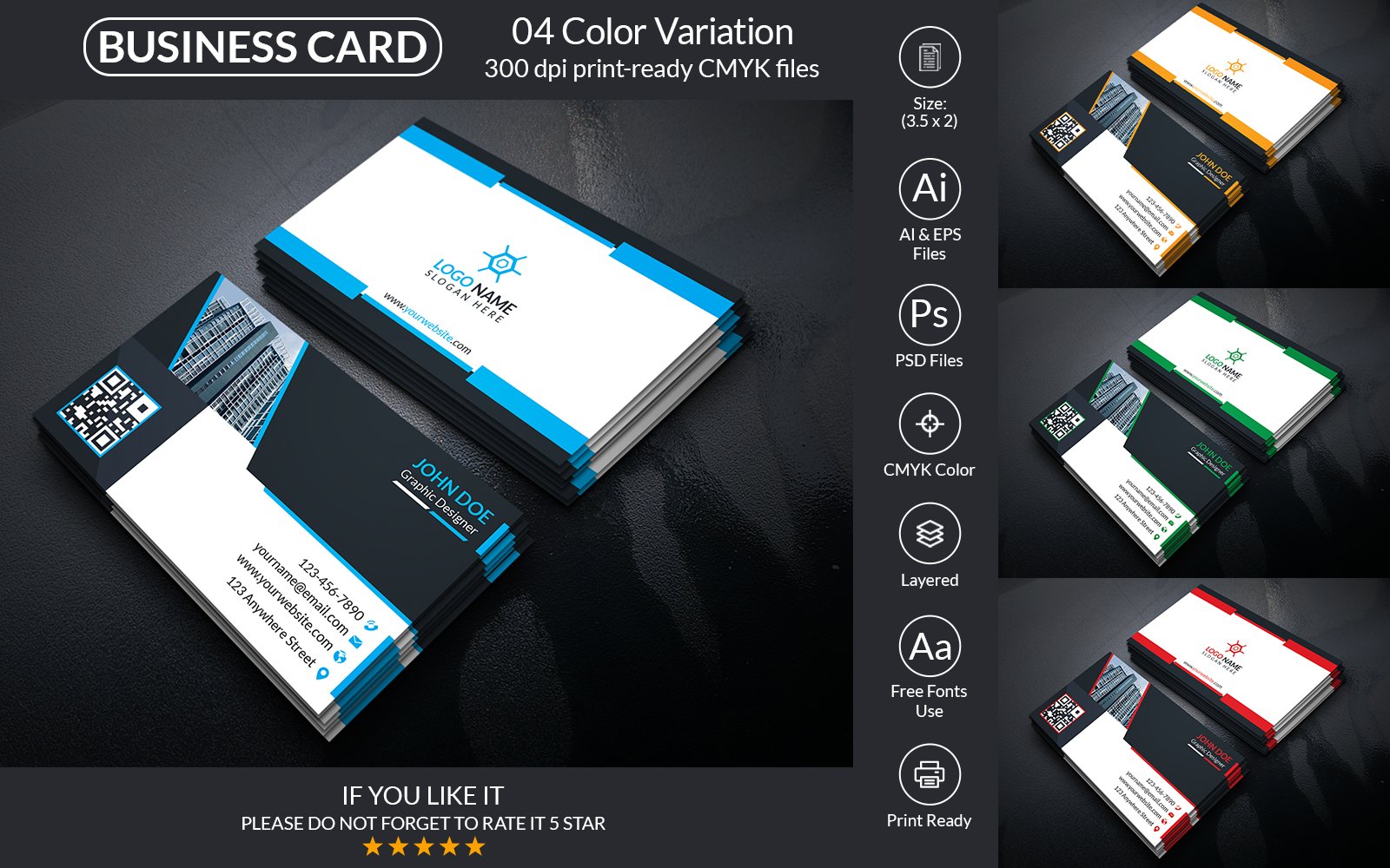 Template #179166 Identity Abstract Webdesign Template - Logo template Preview